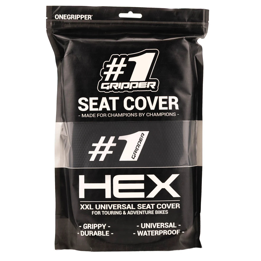 1Gripper HEX XXL Seat Cover - Black
