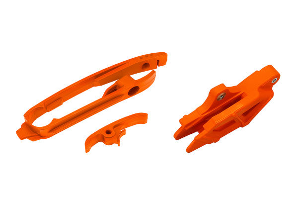 KTM SX-F Chain Guide + Swingarm Chain Slider - Orange - KT04030@127