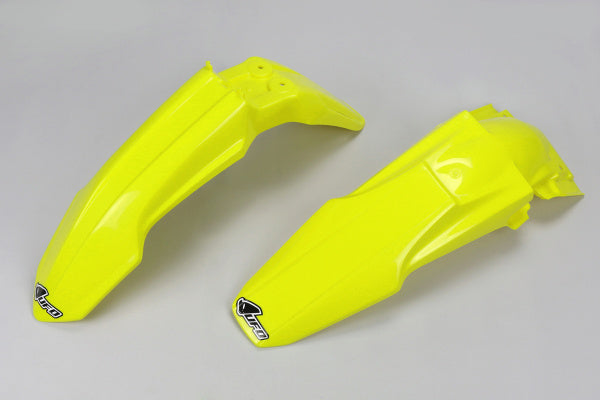 Suzuki RMZ Fenders Kit - Neon Yellow - SUFK414@DFLU