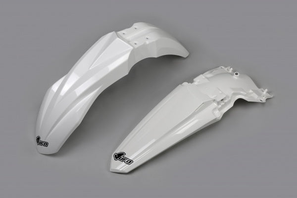 Kawasaki KXF Fenders Kit - White - KAFK225@047