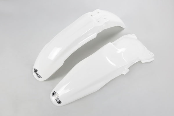 Kawasaki KXF Fenders Kit - White - KAFK204@047