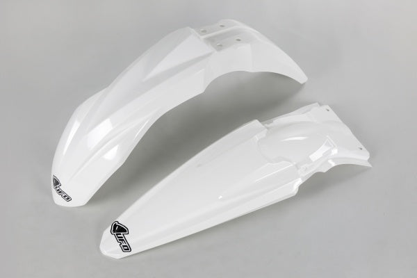 Kawasaki KXF Fenders Kit - White - KAFK224@047