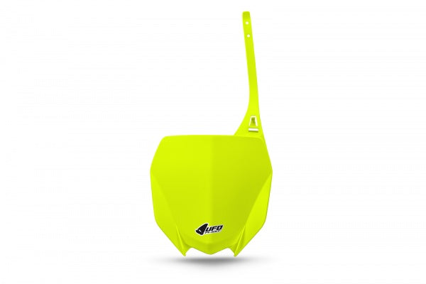 Yamaha YZ Front Number Plate - Neon Yellow - YA04860#DFLU