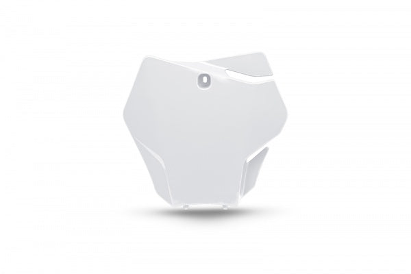GasGas MC Front Number Plate - White - GG07107@041
