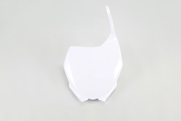 Yamaha YZ Front Number Plate - White - YA03880#046