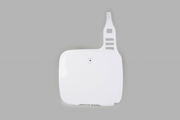 Yamaha YZ Front Number Plate - White - YA02805#046