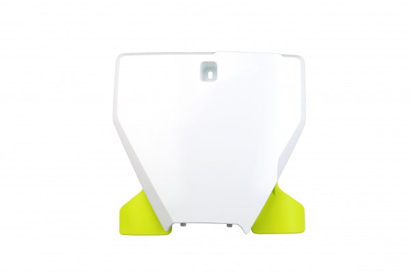 Husqvarna FC Front Number Plate - White - HU03395@041