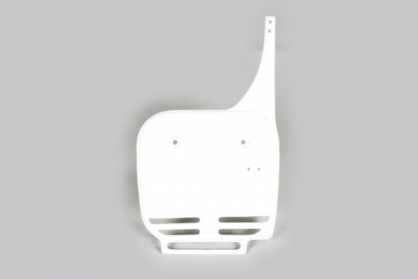 Kawasaki KX Front Number Plate - White - KA02742#047