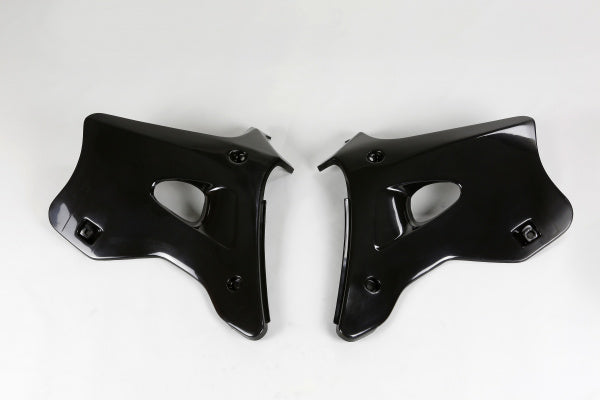 Kawasaki KX Radiator Covers - Black - KA02768#001