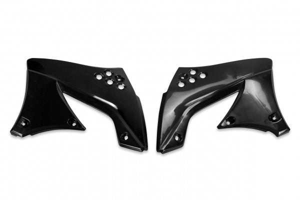 Kawasaki KXF Radiator Covers - Black - KA03799#001