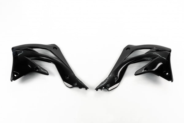 Kawasaki KXF Radiator Covers - Black - KA04719#001