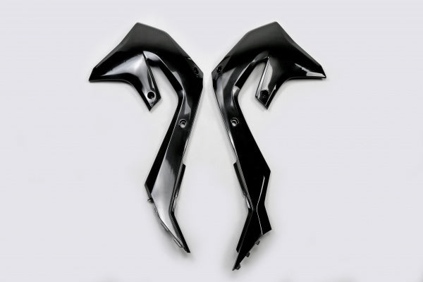 Kawasaki KXF Radiator Covers - Black - KA04751#001