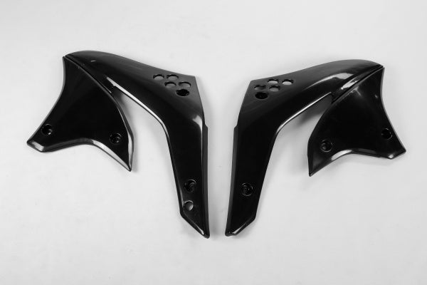 Kawasaki KXF Radiator Covers - Black - KA03770#001