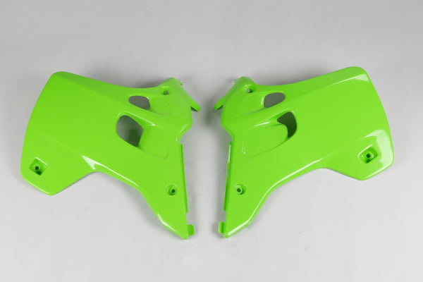 Kawasaki KX Radiator Covers - Green - KA02744#026