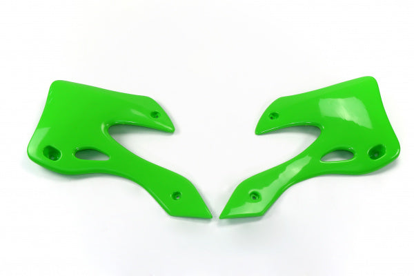 Kawasaki KX Radiator Covers - Green - KA03720#026