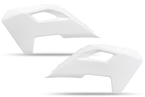 Husqvarna FX Radiator Covers - White 20-26 - HU04308#040