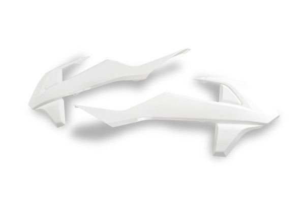 KTM SX Radiator Covers - White - KT04085#047