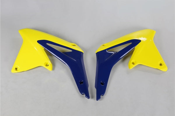 Suzuki RMZ Radiator Covers - Yellow-Blue - SU04917#102