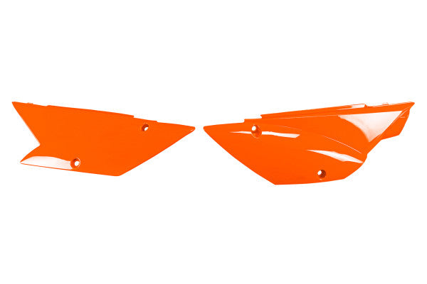 Kawasaki KLX Side Panels - Neon Orange - KA04717#FFLU