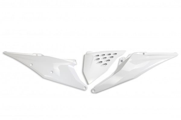 KTM SX-F Side Panels - White (047) - KT05004#047