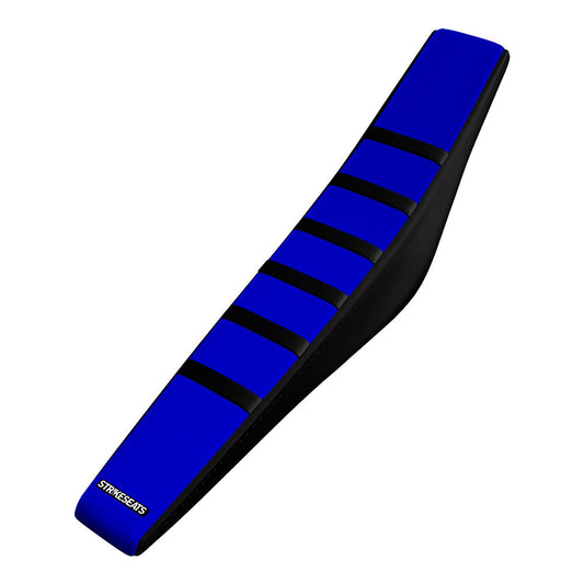Yamaha YZ125 22-23 /YZ250 22-23 BLACK/BLUE/BLACK Gripper Ribbed Seat Cover