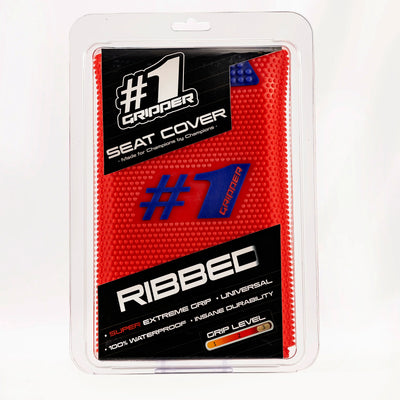 1Gripper RIBBED Seat Cover - Red/Blue