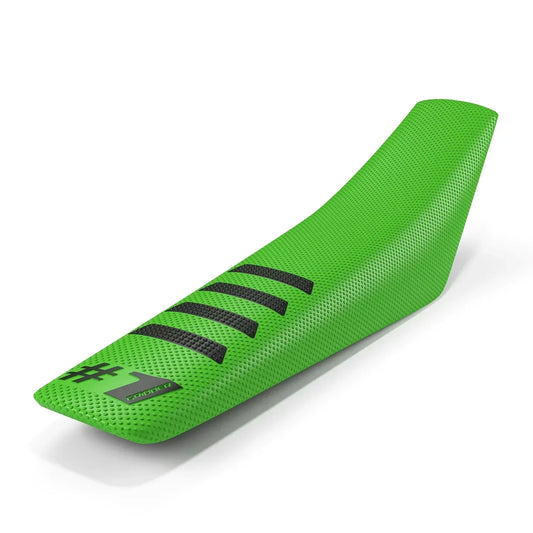 RIBBED Seat Cover - Green/Black