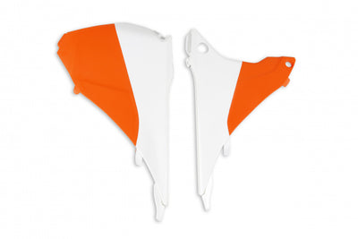KTM EXC-F Airbox Cover - White-Orange - KT04054#999W