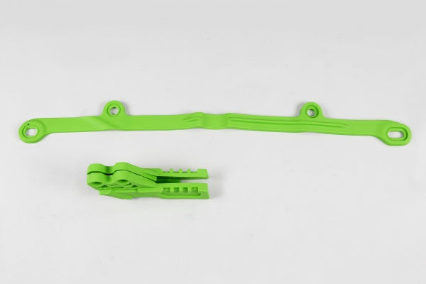 Kawasaki KXF Chain Guide + Swingarm Chain Slider - Green - KA03795@026