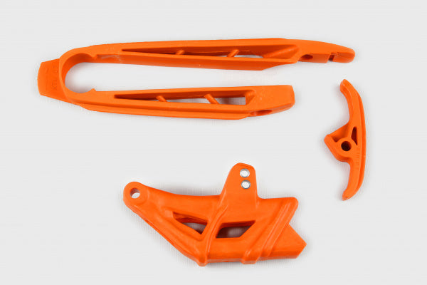 KTM EXC-F Chain Guide + Swingarm Chain Slider - Orange - KT04034@127