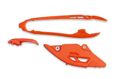 KTM SX-F Chain Guide + Swingarm Chain Slider - Orange - KT05034@127