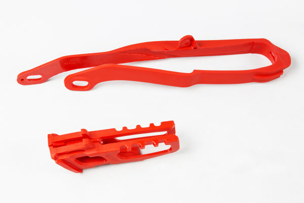 Honda CRF Chain Guide + Swingarm Chain Slider - Red - HO04633@070