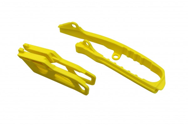 Suzuki RMZ Chain Guide + Swingarm Chain Slider - Yellow - SU04925@102