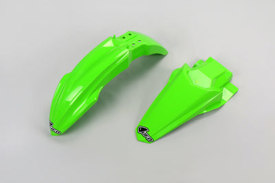 Kawasaki KX Fenders Kit - Neon Green - KAFK222@AFLU