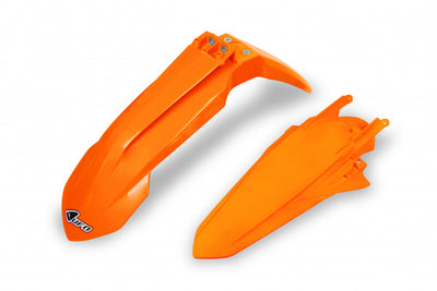 KTM EXC-F Fenders Kit - Neon Orange - KTFK527@FFLU