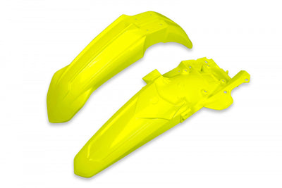 Yamaha YZF Fenders Kit - Neon Yellow - YAFK321@DFLU