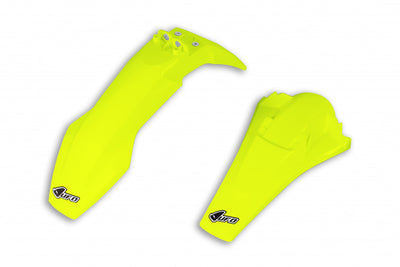 Husqvarna TE Fenders Kit - Neon Yellow - HUFK618@DFLU