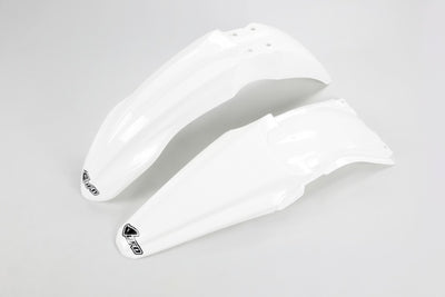 Kawasaki KXF Fenders Kit - White - KAFK219@047