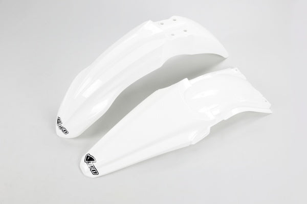 Kawasaki KXF Fenders Kit - White - KAFK219@047