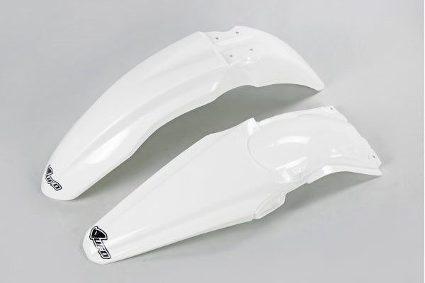 Kawasaki KXF Fenders Kit - White - KAFK217@047