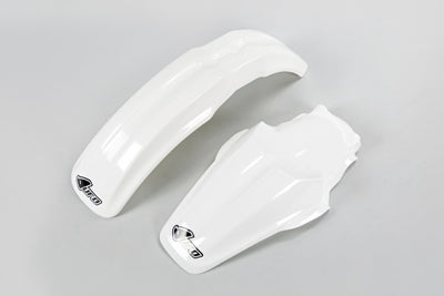 Kawasaki KX Fenders Kit - White - KAFK206@047