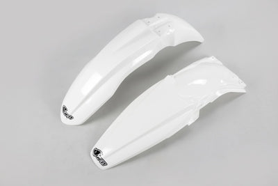 Kawasaki KXF Fenders Kit - White - KAFK212@047
