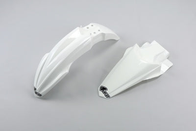 Kawasaki KX Fenders Kit - White - KAFK222@047