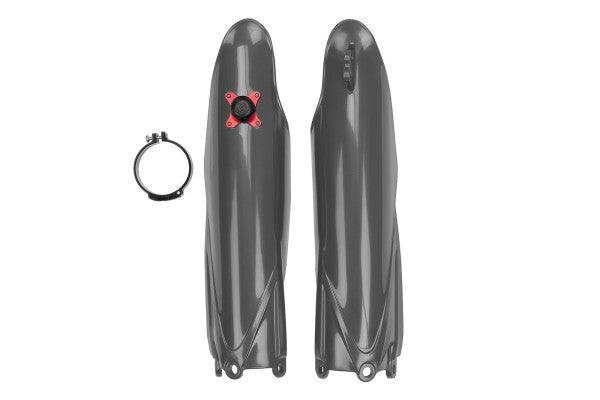 Yamaha YZF Fork Slider Protectors + Quick Starter - Grey YZ - YA04822#090