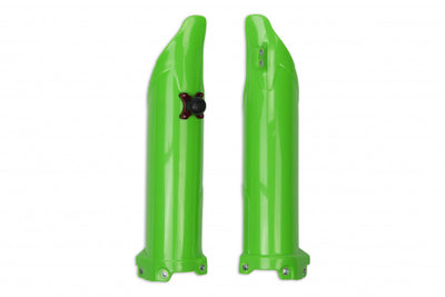 Kawasaki KXF Fork Slider Protectors + Quick Starter - Neon Green - KA04757#AFLU