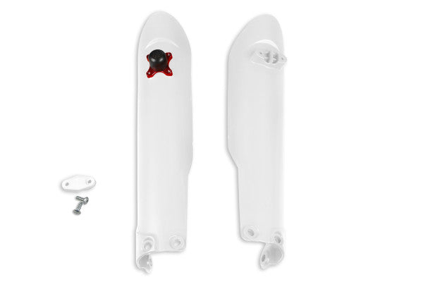 KTM SX Fork Slider Protectors + Quick Starter - White - KT04057#047