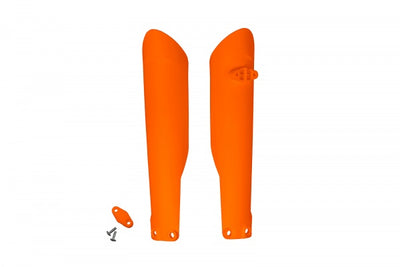 KTM EXC Fork Slider Protectors - Neon Orange - KT04055#FFLU