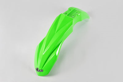 Kawasaki KXF Front Fender - Neon Green - KA04733#AFLU
