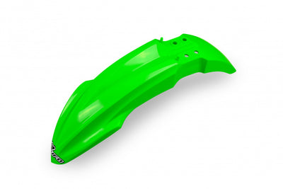 Kawasaki KX Front Fender - Neon Green - KA04726#AFLU