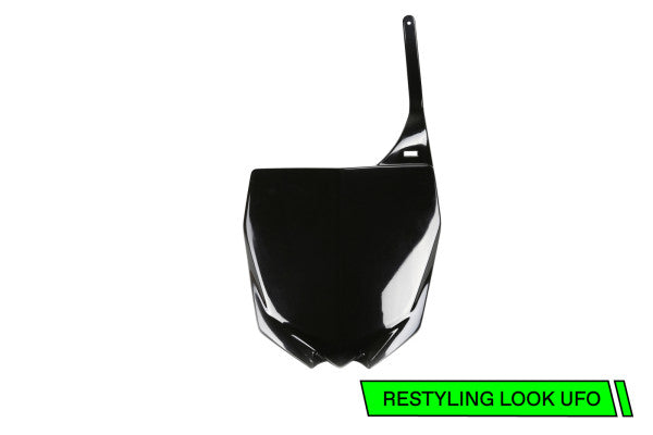 Yamaha YZ Front Number Plate - Black - YA04832#001